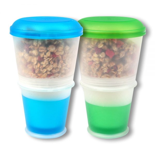 Cereal 'on the go' insulated travel cup